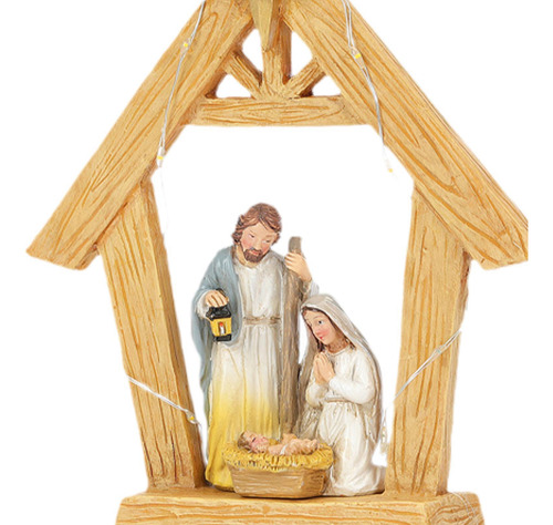 Estatua De Natividad De Navidad, Decoración Navideña,