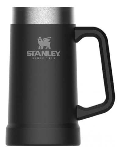 Caneca Térmica Stanley Inox 710ml Cerveja Gin Uísque Gelada Cor Preto Liso