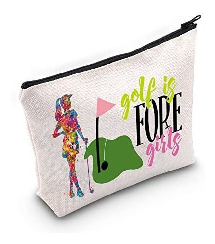 Bolsa Maquillaje Golf Girl Regalo Golfista Cremallera (golf