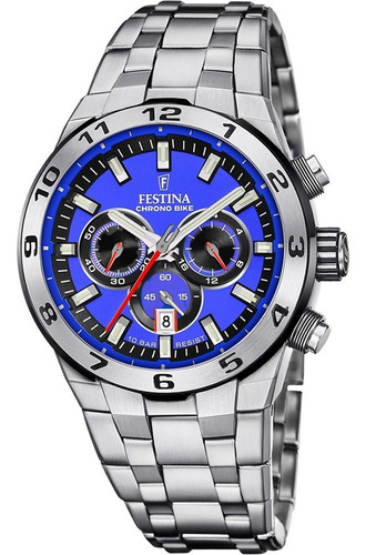 Reloj Festina Hombre Chrono Bike 2024 Acero Azul F20670.3