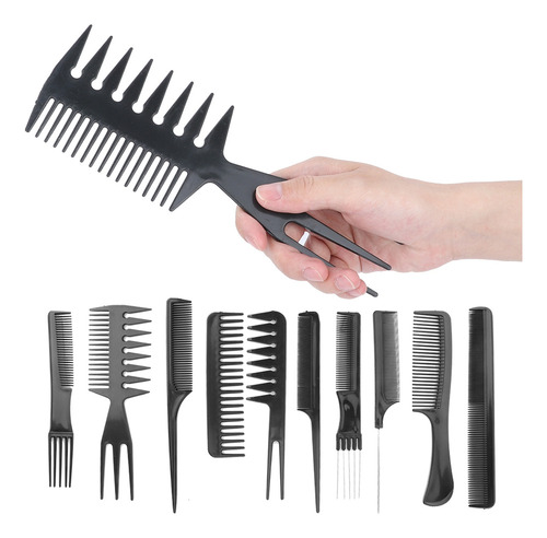 A 10 Peças/conjunto De Pente Profissional Para Modelagem