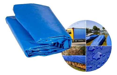 Carpa Toldo Lona Impermeable Cubre Autos Cobertor 4x5 Mts