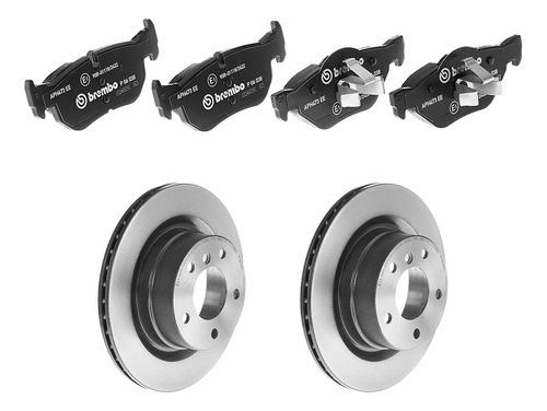 Jgo Balatas Bajos Metales Y Discos Tras 125i 08/13 Brembo
