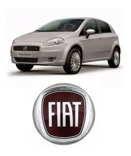 Emblema Logo Fiat Grade Punto 2008 2009 2010 2011 2012