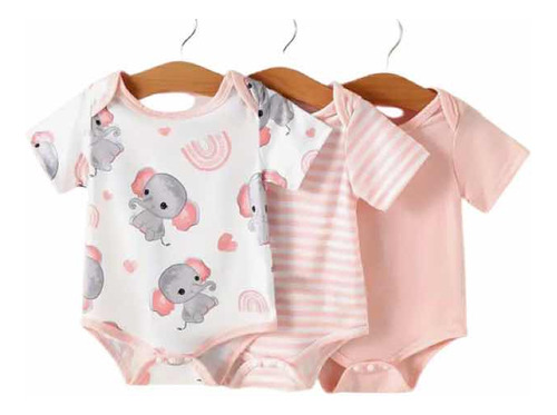 Conjunto De 3 Pcs Pañaleros Para Bebé, Body