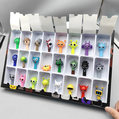 Y 24 Pcs Sprunki Rhythm Box Figuras Juguetes Juguetes