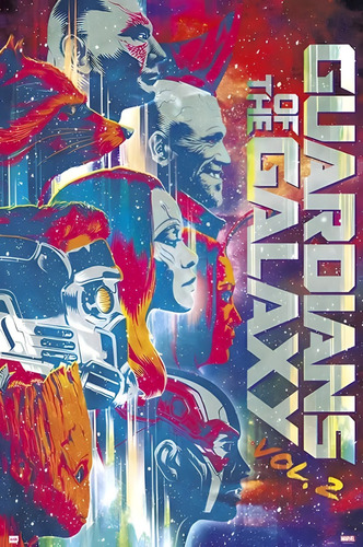 Póster Guardianes De La Galaxia Autoadhesivo 100x70cm #923