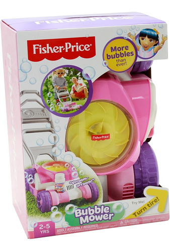 Burbuja Corta Césped De Fisher Price, Color Rosa