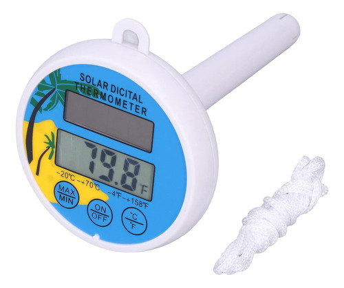 Solar Thermometer, Minimum Maximum Water Temperature