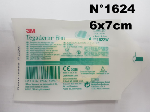 Imagen 1 de 5 de Tegaderm 6x7cm 1624w - Parche Hipoalergenico
