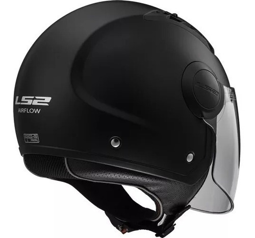 Casco Ls2 562 Airflow Negro Mate Visor Scooter Vespa Abierto Color Negro Mate Tamaño Del Casco Xl