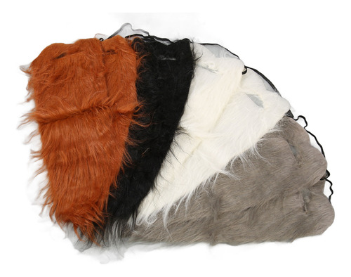 Accesorios De Cosplay De Barba Larga De Lujo Para Halloween