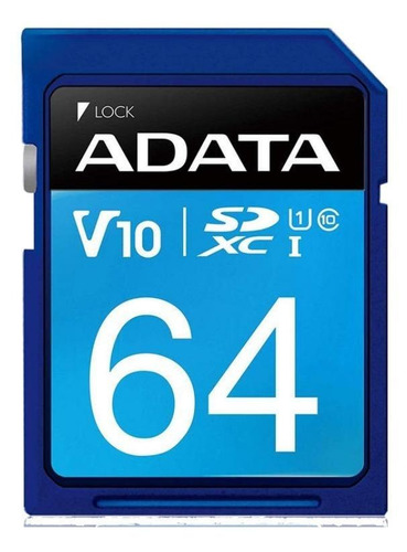 Imagen 1 de 4 de Tarjeta de memoria Adata ASDX64GUICL10-R Premier 64GB