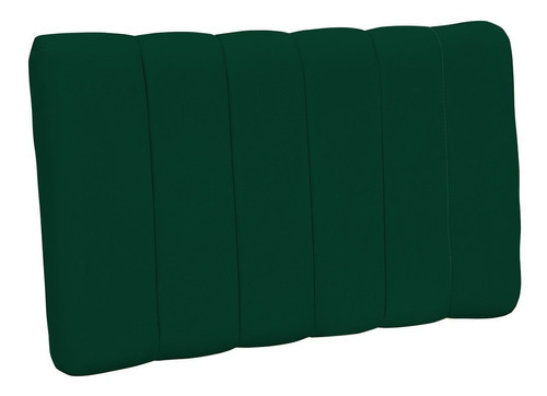 Cabeceira Cama Box Painel Solteiro 100cm Dubai Suede Verde Cor Verde-musgo