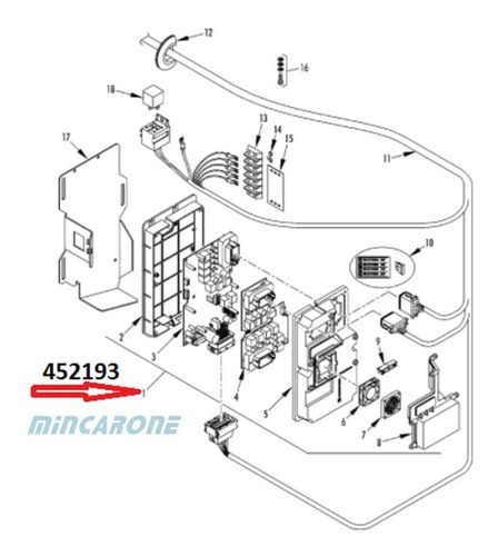 Imagem 3 de 4 de Modulo Controle Placa Completa V300 V500 Thermo King 452193