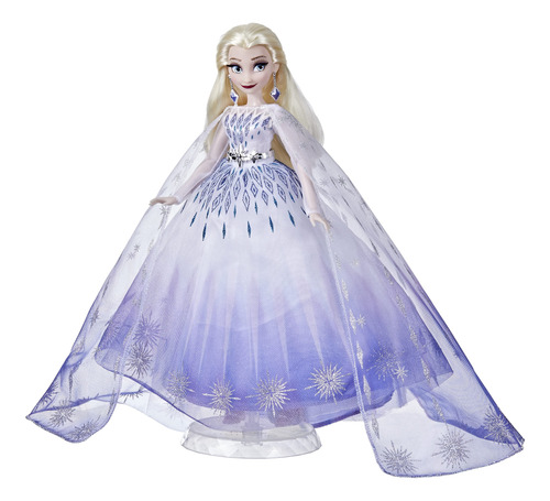 La Serie De Estilo Princess De Disney Holiday Elsa Doll, Fas