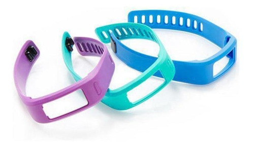 Kit 3 Pulseiras Garmin Vivofit 1 Azul Verde Roxo