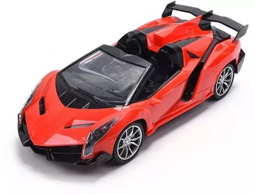 Carrinho Controle Remoto Lamborghini Conv Recarregável 1:16