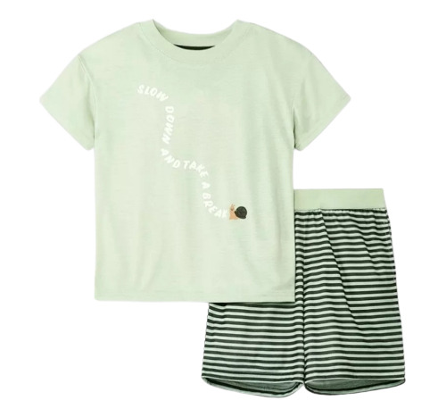 Pijama Infantil Unisex Playera Y Short  Ultra Cómodos 