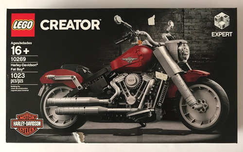 Moto Harley Davidson Fatboy Lego Creator Set 10269 1023pz