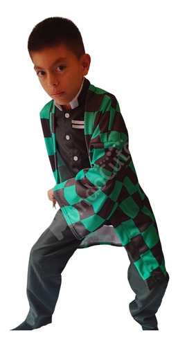 Imagen 4 de 4 de Cosplay Tanjiro Kamado Disfraces Demon Slayer Disfraz