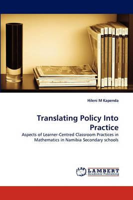 Libro Translating Policy Into Practice - Hileni M Kapenda