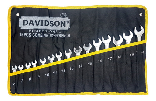 Juego De 15 Llaves Combinadas | 6-21mm | Davidson