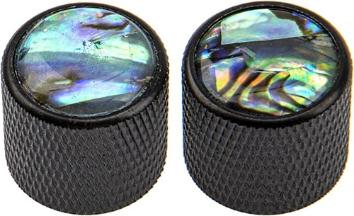 2pcs Yootones Metal Abalone Top Dome Perillas Para Tele Tel.