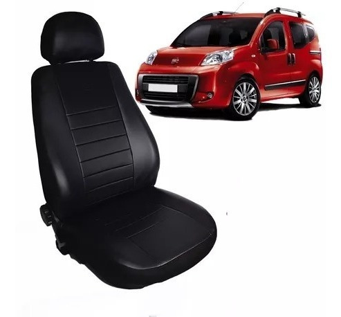 Funda Cubre Asiento Cuero Acolchado Fiat Qubo Auto