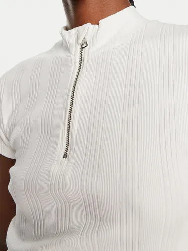 Blusa Variegated Rib Half Blanco Calvin Klein