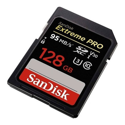 Imagen 1 de 2 de Memoria Sd Sandisk Extreme Pro 128gb 4k Clase 10 U3