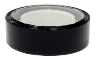 Imagem 1 de 1 de Fita Adesiva 12mmx10m Preto Adelbras