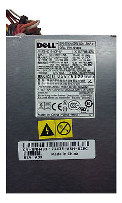 Dell Nh493 Optiplex 745/760 305w 24 Pin Desktop Power Su Ttz