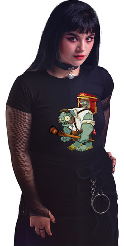 Playera Ojo Negra Plantas Vs Zombies Zombiestein