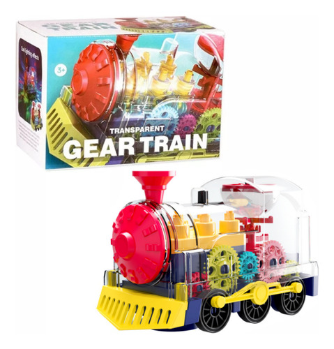 Set De Tren Eléctrico Transparente Para Regalo Para Niños