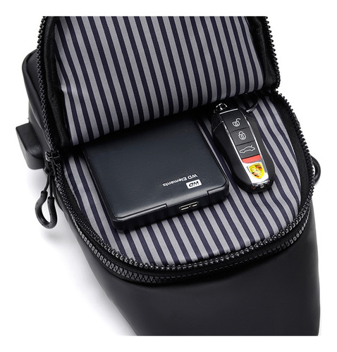 Bolso De Pecho Sencillo For Hombre, De Un Solo Hombro.
