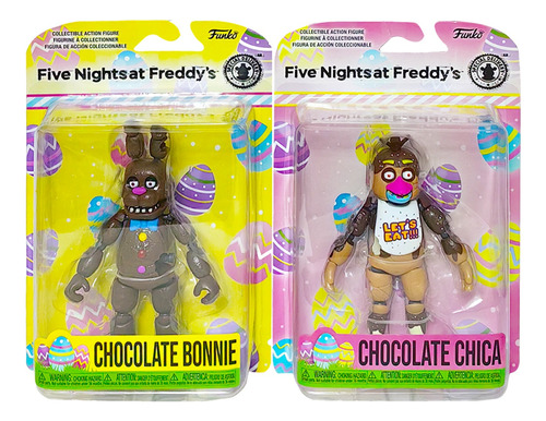 Fnaf Chocolate 2 Figura Chica Y Bonnie Funko Original