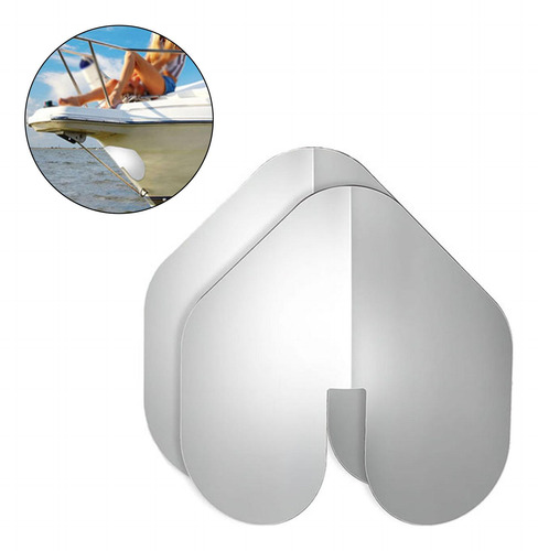 2 Protectores De Proa Para Barco De Acero Inoxidable Con
