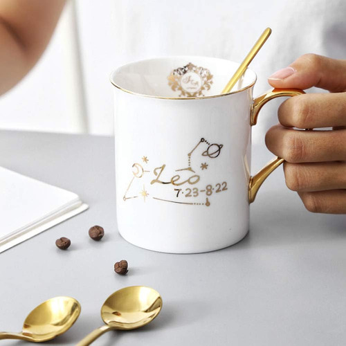 8 Cucharas De Espresso Chapadas En Oro Para Café Y Postres,