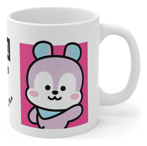 Taza New Mang Bt21 Grupo Musical K-pop Bts 325ml
