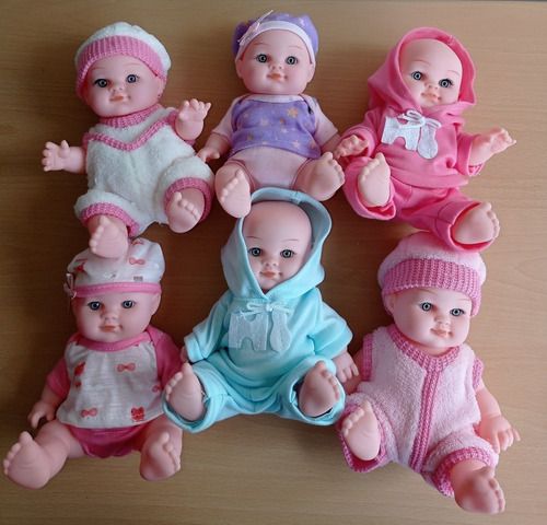 Muñecas Bebés 22cm Con Sonidos 