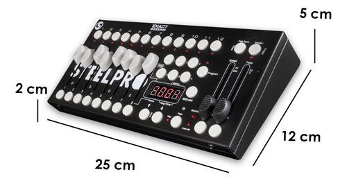 Kit Cabeza Movil Beam 80w Rgbw + Controlador Dmx512 Steelpro