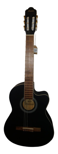 Guitarra Bamboo Electroacustica  Gc-39-bk-q 39 Incluye Funda