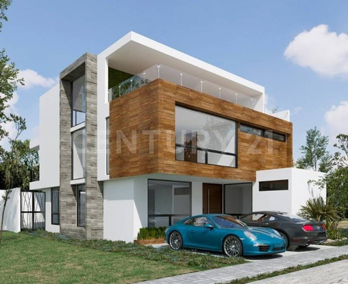 Venta De Casa En Esq., A Un Costado De Casa Club, 4rec, Angelópolis, Puebla