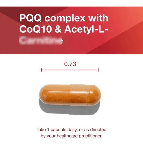 Complejo Pqq Para Salud Mitocondrial Con Coq10 L Carnitina Y