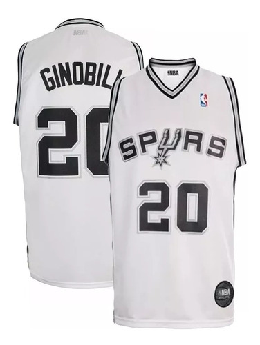 Camiseta Basquet Nba San Antonio Spurs Jr. Ginobili Basket 