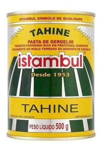 Pasta De Sesamo Tahine Istambul Lata Producto Árabe 500g