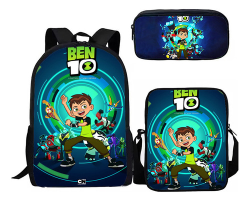 Mochila Transfronteriza Al Por Mayor Ben10 Junior Hacker Pri