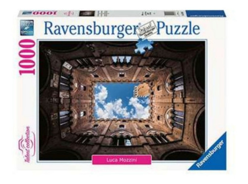 Rompecabezas Ravensburger Patio De La Podesta Siena 1000 Pzs