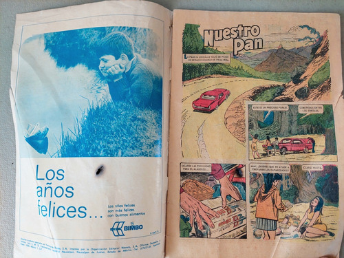Cómic Antiguo Nuestro Pan De Bimbo De Los 70s (Usado)